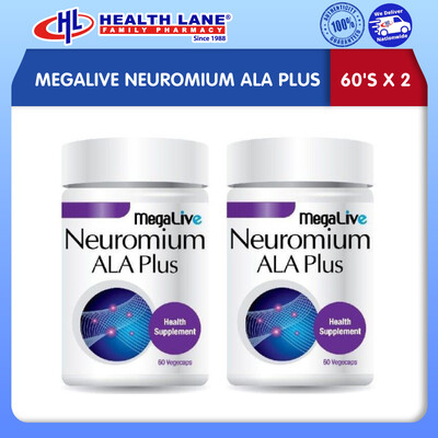 MEGALIVE NEUROMIUM ALA PLUS (60'S X 2)